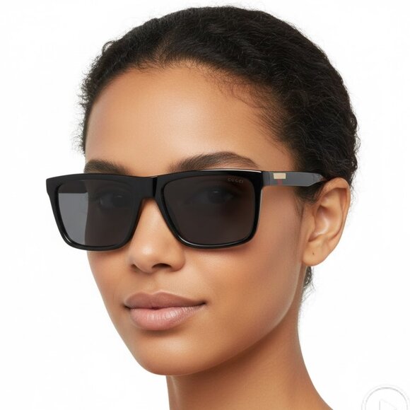 Gucci Accessories - New ✨ Authentic Gucci GG0748S 001 Sunglasses – Black Frame, Grey Lenses ✨